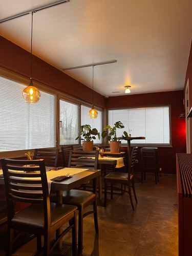 Gezellig interieur restaurant Pizzeria Myropani Zottegem